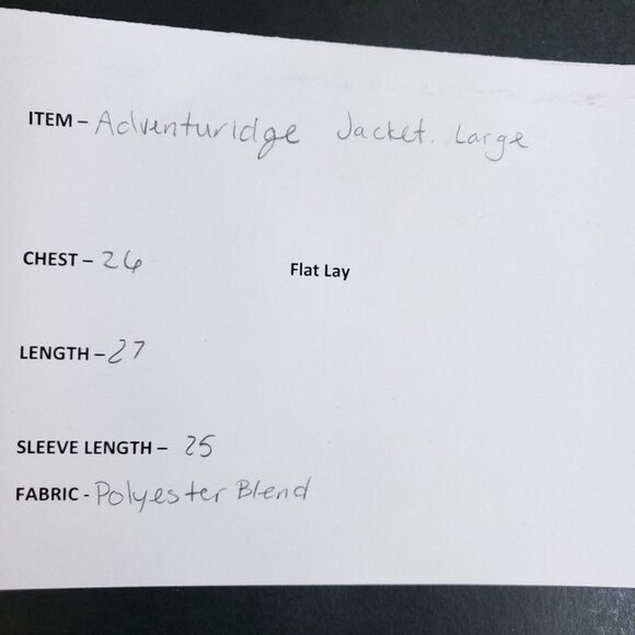 Adventuridge Mens Large Insulated Camouflage Jacket Polyester Blend Outdoor Wear - Picture 8 of 8